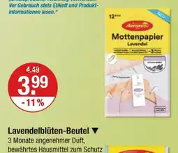 V Markt Aeroxon lavendelblüten-beutel Angebot