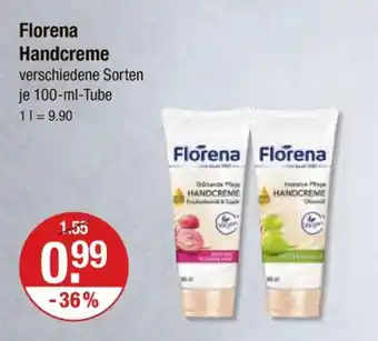 V Markt Florena handcreme Angebot