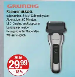 V Markt Grundig rasierer ms7330l Angebot