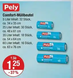 V Markt Pely comfort-müllbeutel Angebot