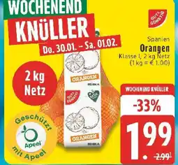 Edeka GUT & GUNSTIG Orangen Angebot