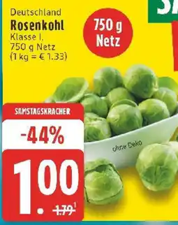 Edeka Deutschland Rosenkohl Angebot