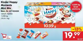 Netto Marken-Discount Kinder Happy Moments Moments Angebot