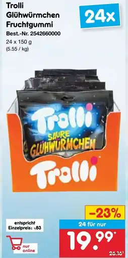 Netto Marken-Discount Trolli Glühwürmchen Fruchtgummi Angebot