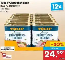 Netto Marken-Discount Tulip Frühstücksfleisch Angebot