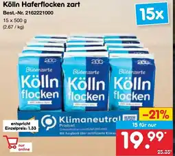 Netto Marken-Discount Kölln Haferflocken zart Angebot