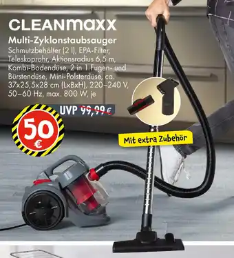 TEDi CLEANMaxx Multi-Zyklonstaubsauger Angebot