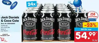 Netto Marken-Discount Jack Daniels & Coca Cola Angebot