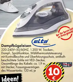 TEDi elta Dampfbügeleisen Angebot