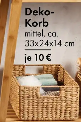 TEDi Deko- Korb Angebot