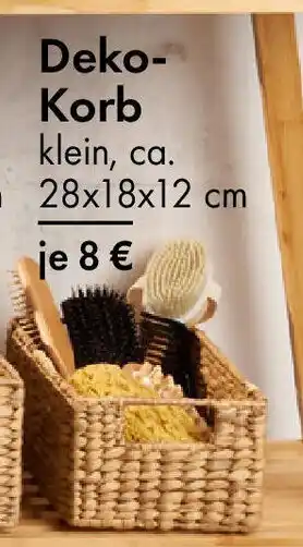 TEDi Deko- Korb Angebot