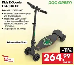 Netto Marken-Discount DOC GREEN Kids E-Scooter ESA 100 CE Angebot