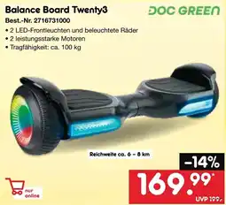 Netto Marken-Discount DOC GREEN Balance Board Twenty3 Angebot