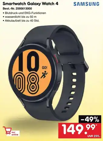 Netto Marken-Discount SAMSUNG Smartwatch Galaxy Watch 4 Angebot