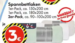 TEDi Spannbettlaken Angebot