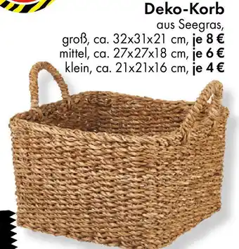 TEDi Deko-Korb Angebot