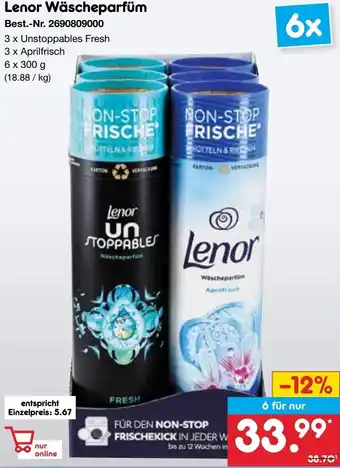 Netto Marken-Discount Lenor Wäscheparfüm Angebot