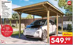 Netto Marken-Discount weka Einzelcarport 606 Angebot