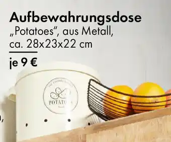 TEDi Aufbewahrungsdose ,,Potatoes" Angebot