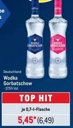 METRO Deutschland Wodka Gorbatschow Angebot