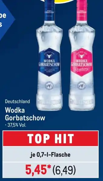 METRO Deutschland Wodka Gorbatschow Angebot