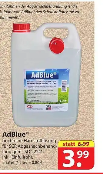 Famila Nord Ost Adblue 5L Angebot