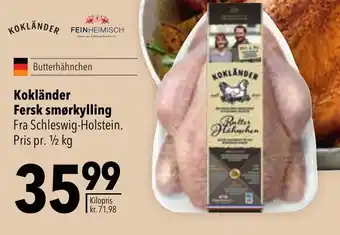 CITTI Markt Kokländer Fersk smørkylling Angebot