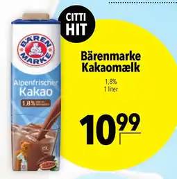 CITTI Markt Bärenmarke Kakaomælk Angebot