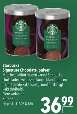 CITTI Markt Starbucks Signature Chocolate, pulver Angebot