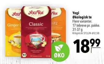 CITTI Markt YOGI TEA Økologisk te Angebot