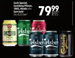 CITTI Markt Carls Special, Carlsberg Pilsner, 1883, Nordic eller Sort Guld Angebot