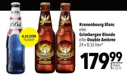 CITTI Markt Kronenbourg Blanc eller Grimbergen Blonde eller Double Ambrèe Angebot