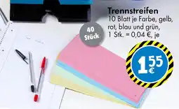 TEDi Trennstreifen 10 Blatt Angebot