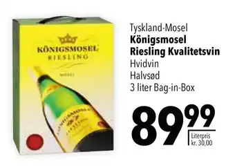 CITTI Markt Königsmosel Riesling Kvalitetsvin Angebot