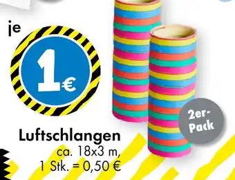 TEDi Luftschlangen Angebot