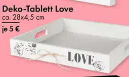 TEDi Deko-Tablett Love Angebot