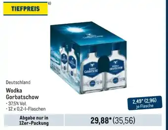 METRO Deutschland Wodka Angebot