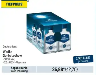 METRO Deutschland Wodka Angebot