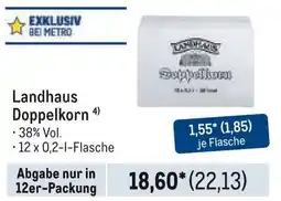 METRO Landhaus Doppelkorn Angebot