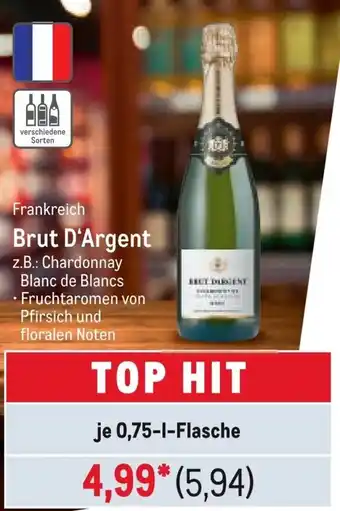 METRO Frankreich Brut D'Argent Angebot