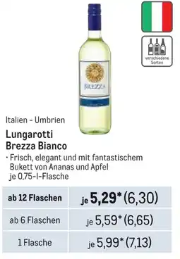 METRO Italien - Umbrien Lungarotti Brezza Bianco Angebot