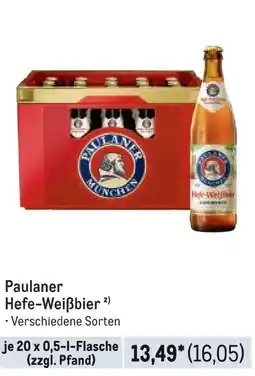 METRO Paulaner Hefe-Weißbier Angebot