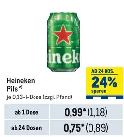 METRO Heineken Pils Angebot