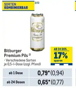 METRO Bitburger Premium Pils Angebot