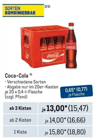 METRO Coca-Cola Angebot