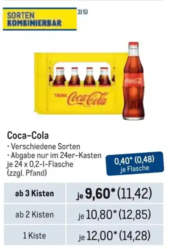 METRO Coca-Cola Angebot