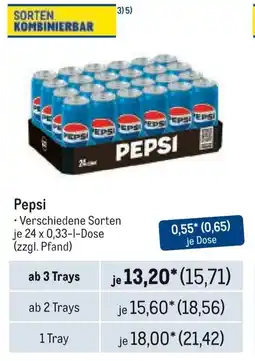 METRO Pepsi Angebot