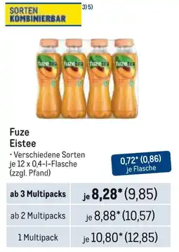 METRO Fuze Eistee Angebot