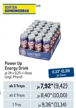 METRO Power Up Energy Drink Angebot