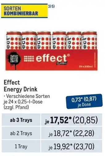 METRO Effect Energy Drink Angebot